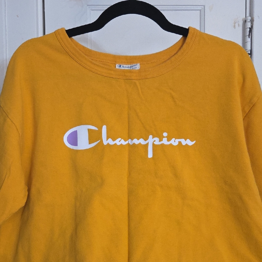 Champion Mustard Yellow Sweatshirt
